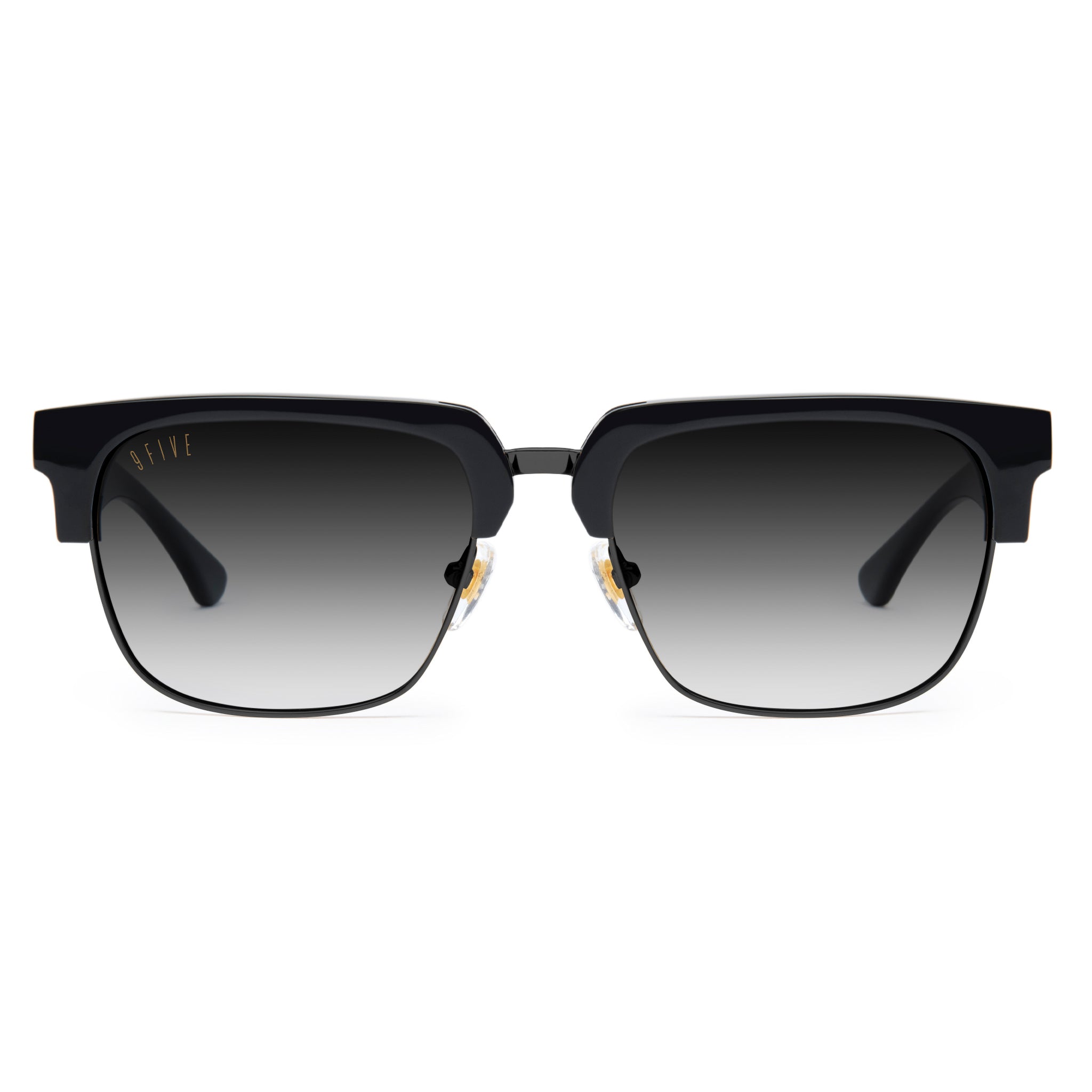 Black sunglass frame with gradient lenses on a white background
[g:black-gradient s:all o:1]