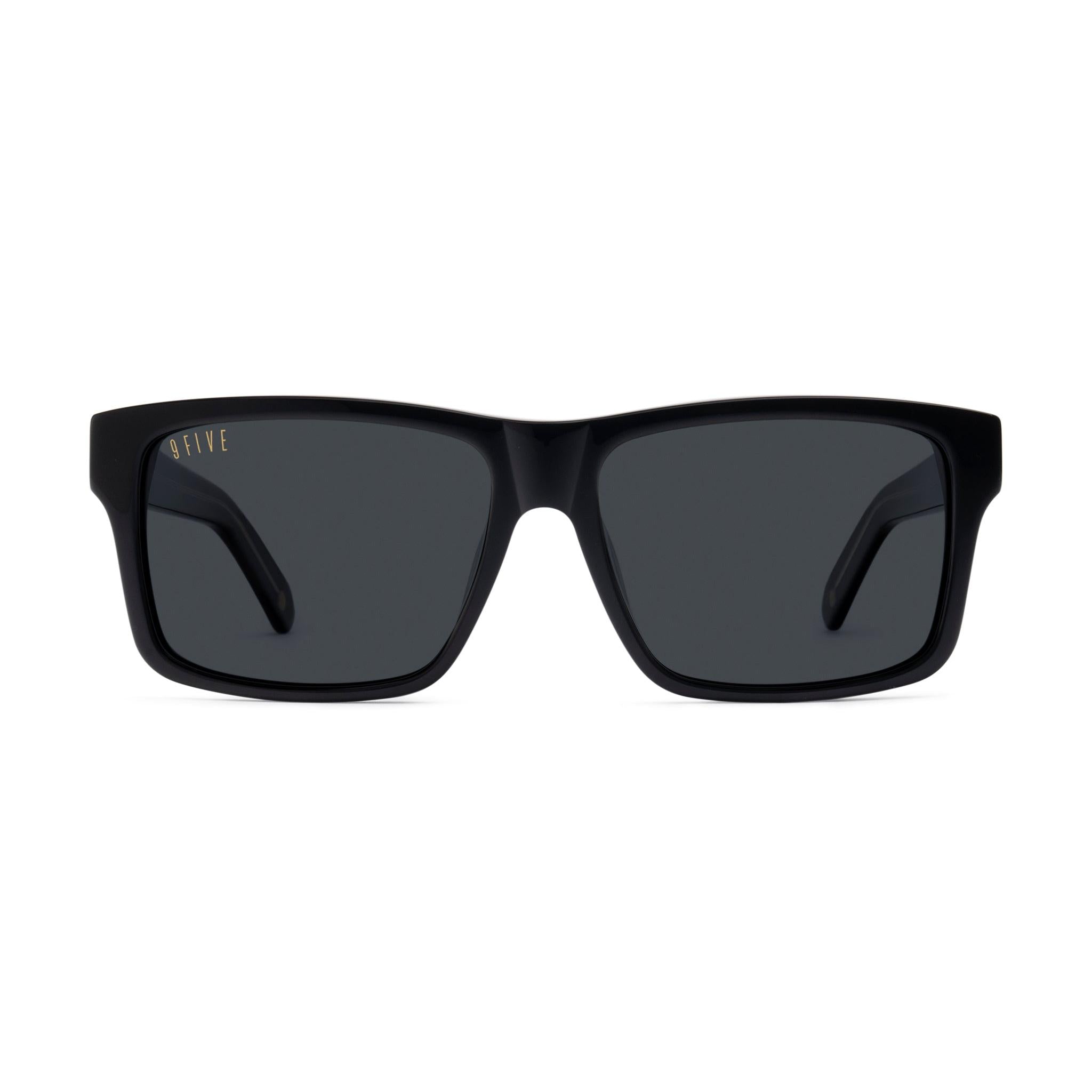 Diego XL Black & 24K Gold Sunglasses