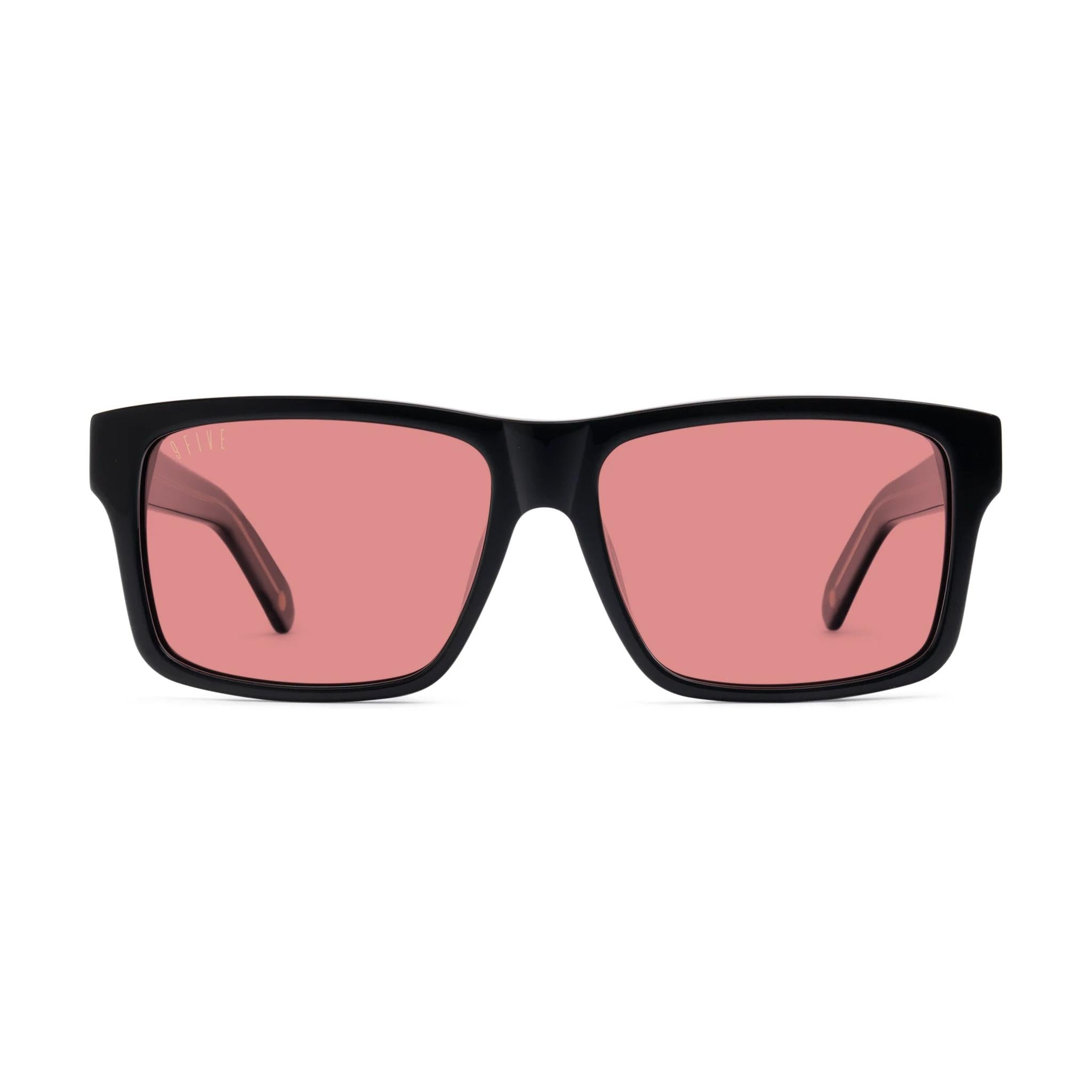 9FIVE Caps Pink & 24K Gold Sunglasses — front [g:pink s:all o:1]