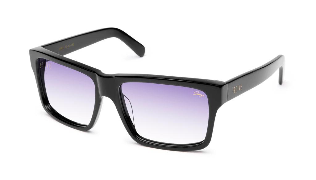 9FIVE x Swagu Caps Black - Purple Hue Sunglasses