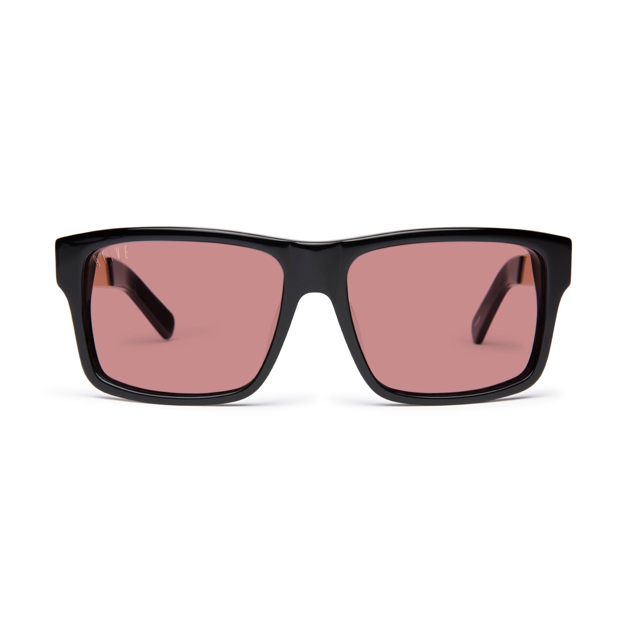 9FIVE Caps LX Pink & 24K Gold Sunglasses — front [g:pink s:all o:1]