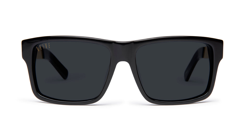 9FIVE Caps LX Black & 24K Gold Sunglasses
