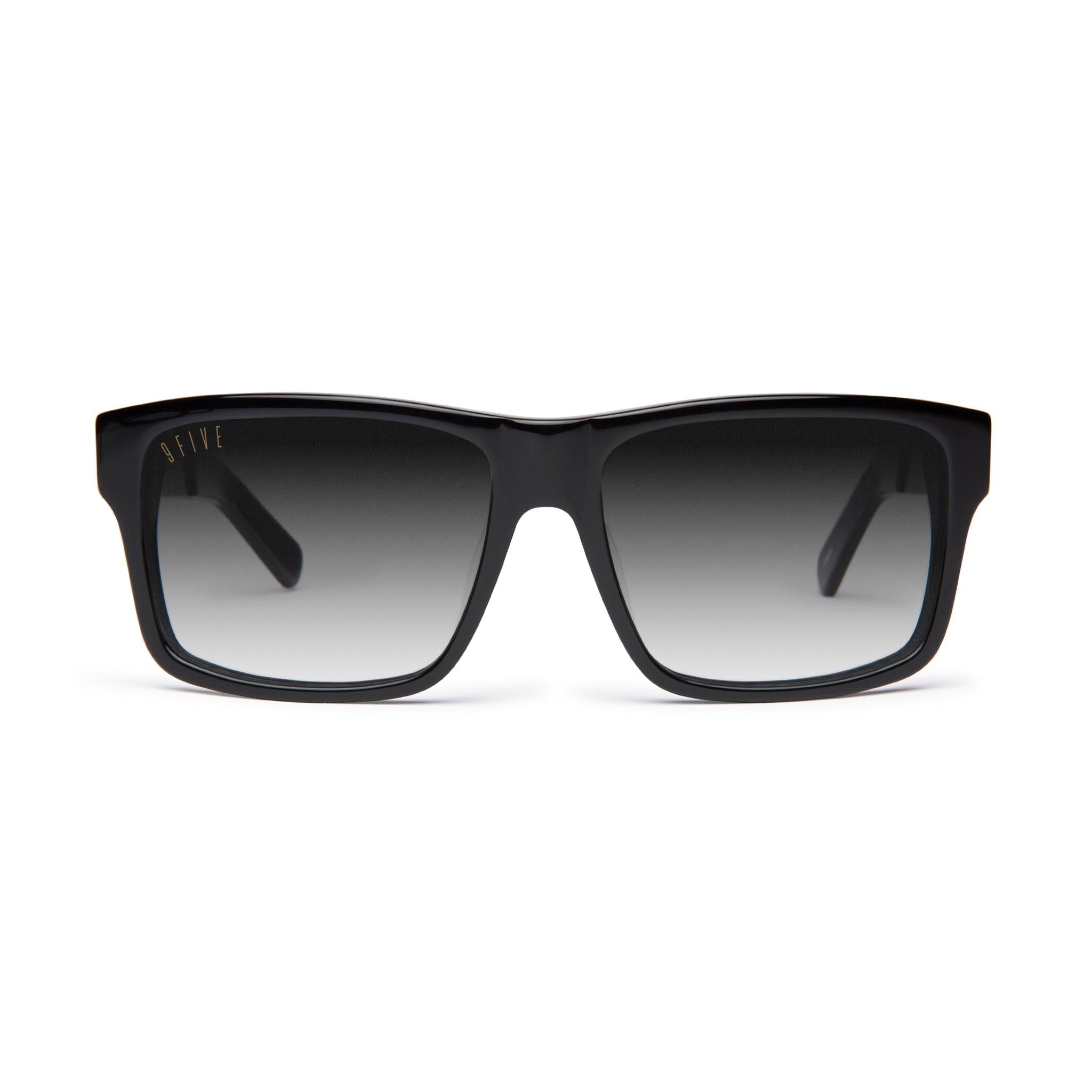 9FIVE Caps LX Blackout Black Gradient Sunglasses — front [g:black-gradient s:all o:1]