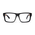 9FIVE Caps LX Black & 24K Gold Clear Lens Glasses