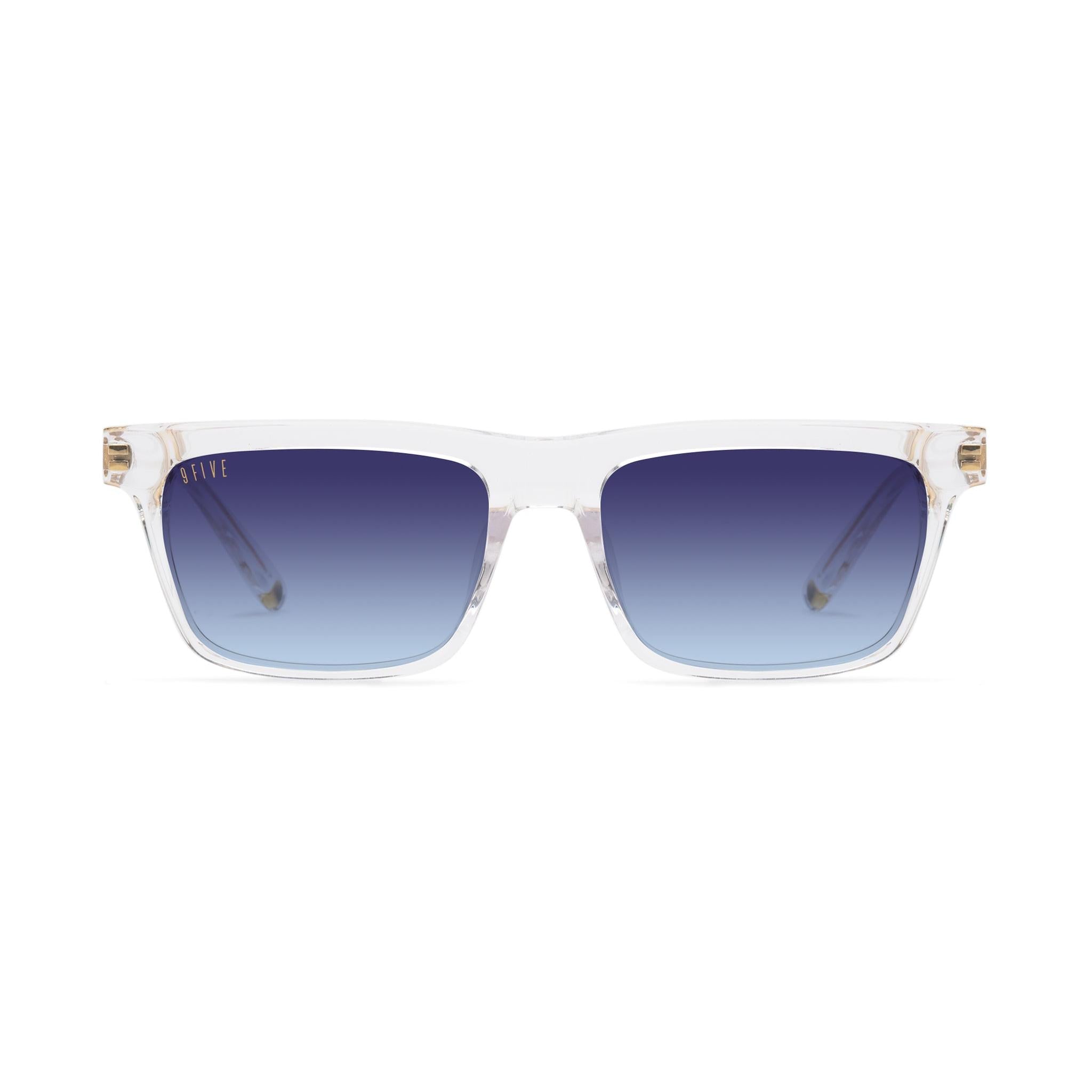9FIVE Cove Crystal Midnight Gradient Sunglasses — front [g:midnight-gradient s:reg o:1]