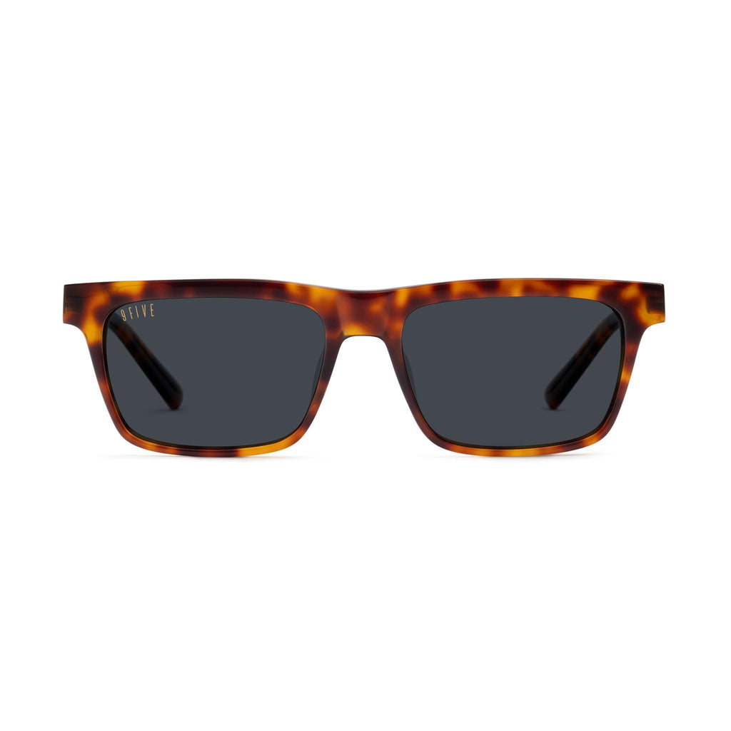 9FIVE Cove Tortoise Black Sunglasses — front [g:black s:reg o:1]