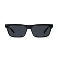 9FIVE Cove Black & 24K Gold Sunglasses — XL fit, front [g:black s:xl o:1]