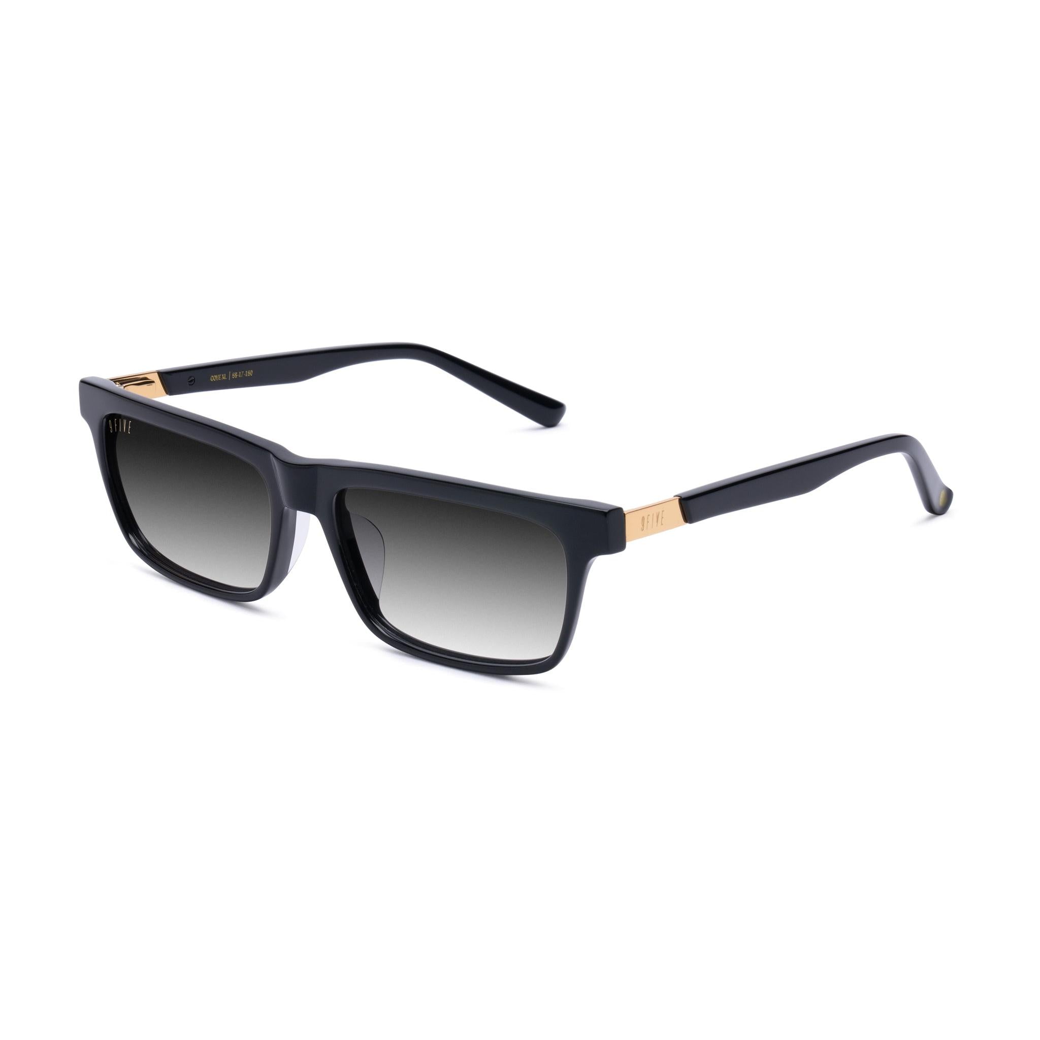 9FIVE Cove Gradient A & 24K Gold Sunglasses — XL fit, side [g:gradient-a s:xl o:2]