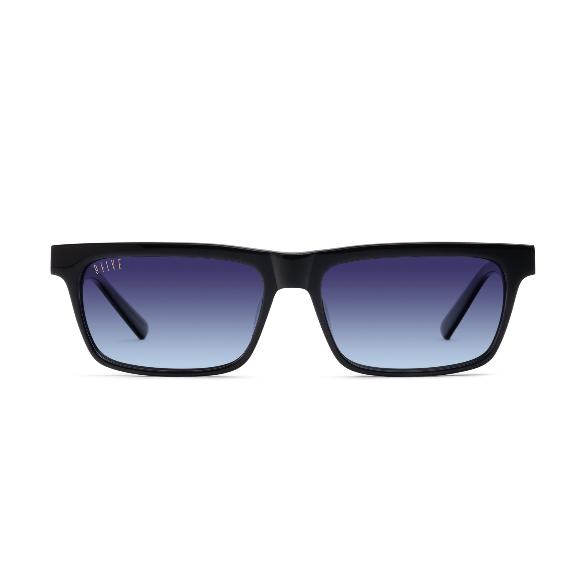 9FIVE Cove Midnight Gradient & 24K Gold Sunglasses — XL fit, front [g:midnight-gradient s:xl o:1]
