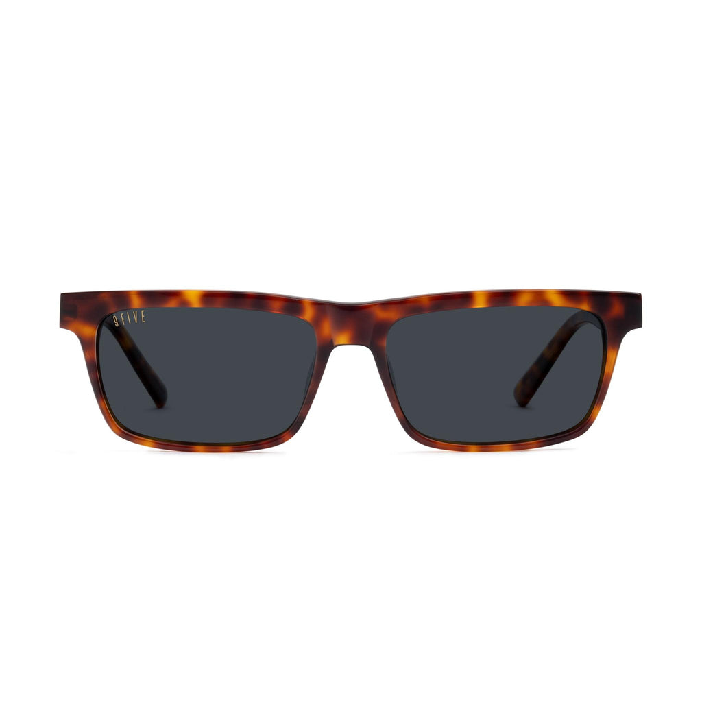 9FIVE Cove Tortoise Black Sunglasses — XL front [g:black s:xl o:1]