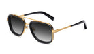 9FIVE Crowns Black & 24K Gold - Gradient Sunglasses