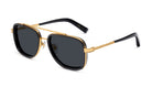 9FIVE Crowns Black & 24K Gold Sunglasses