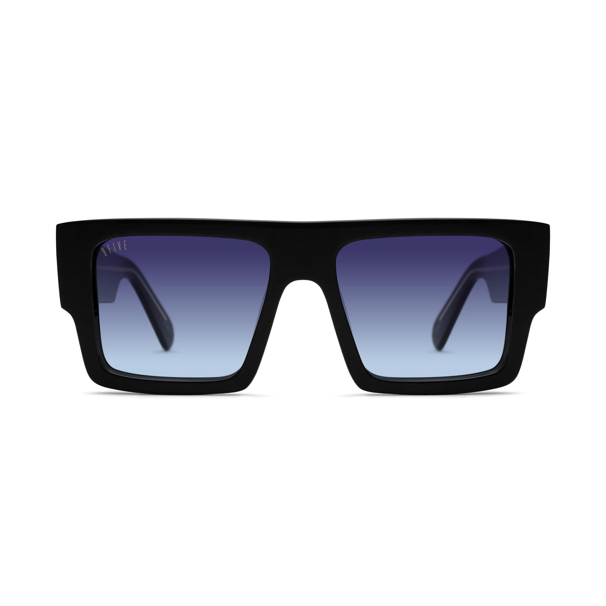 9FIVE Diego Midnight Gradient & 24K Gold Sunglasses — Regular fit, front [g:midnight-gradient s:reg o:1]