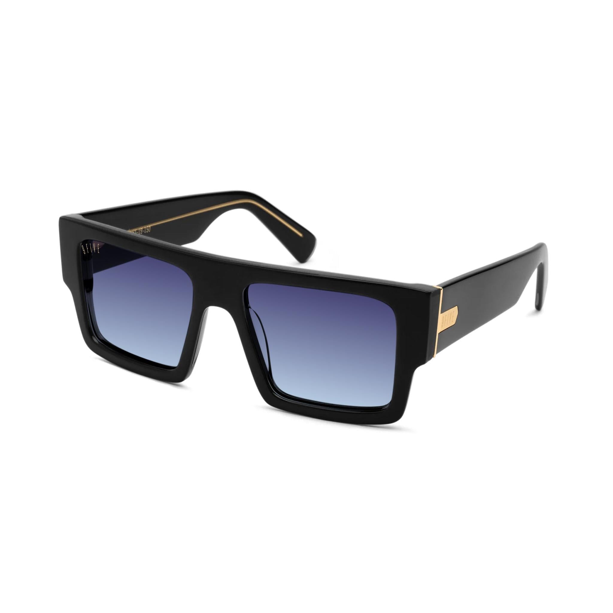 9FIVE Diego Midnight Gradient & 24K Gold Sunglasses — Regular fit, side [g:midnight-gradient s:reg o:2]