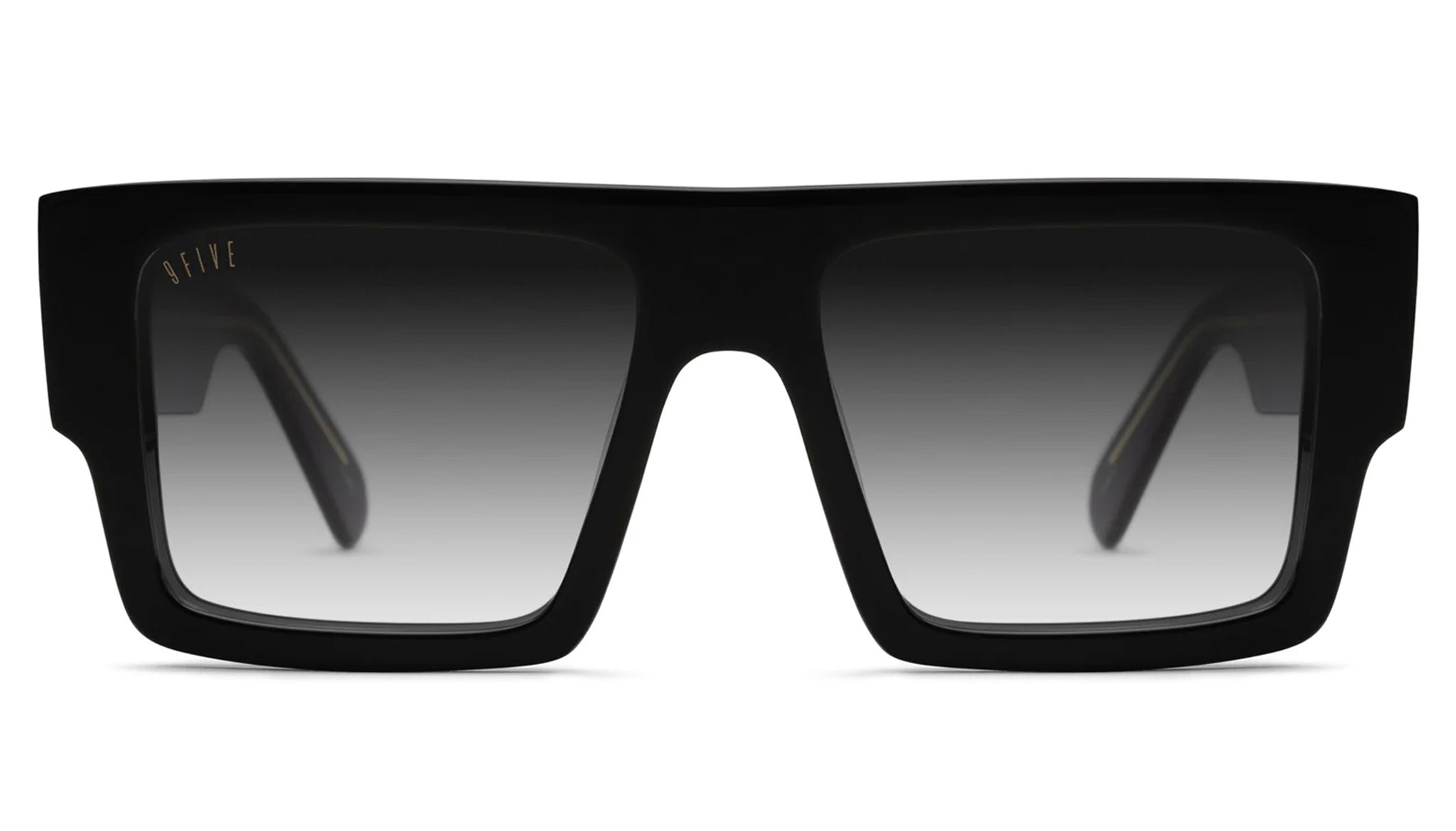 Diego XL Black & 24K Gold - Gradient Sunglasses