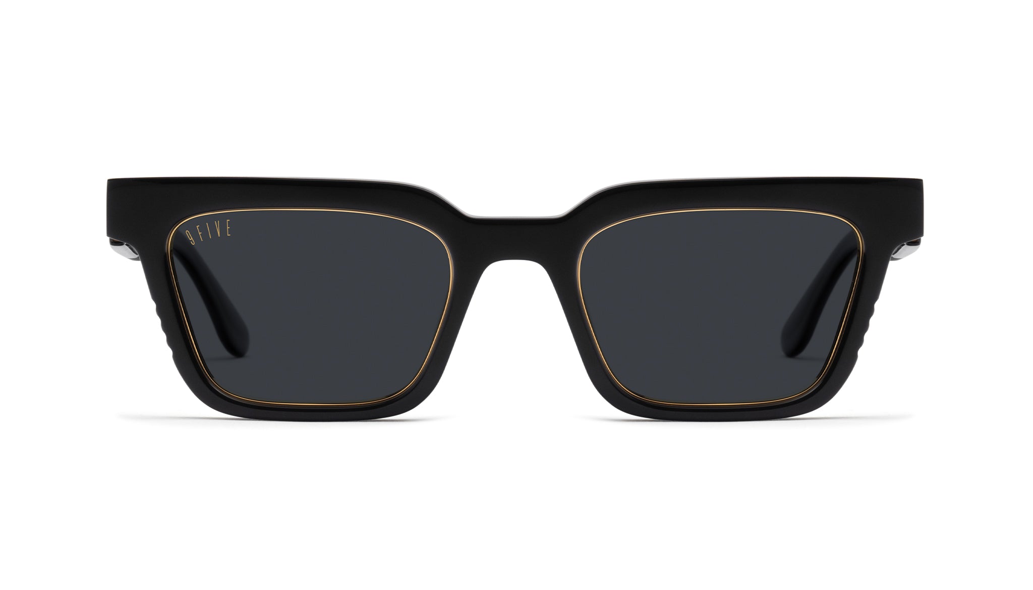 9FIVE EM4 Black & 24K Gold Sunglasses Rx