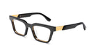 9FIVE EM4 Black & 24K Gold Clear Lens Glasses Rx