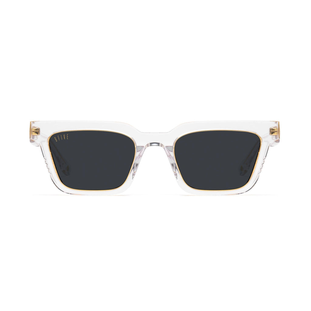 9FIVE EM4 Crystal & 24K Gold Sunglasses Rx — front [g:all s:reg o:1]