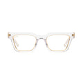 9FIVE EM4 Crystal & 24K Gold Clear Lens Glasses Rx — front [g:all s:reg o:1]