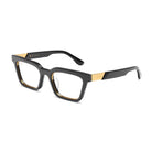 9FIVE EM4 XL Black & 24K Gold Clear Lens