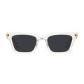 9FIVE EM4 XL Crystal & 24K Gold Black Sunglasses — front [g:black s:xl o:1]