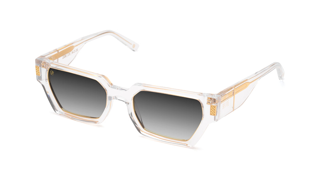 9FIVE Locks Crystal & 24K Gold - Gradient Sunglasses