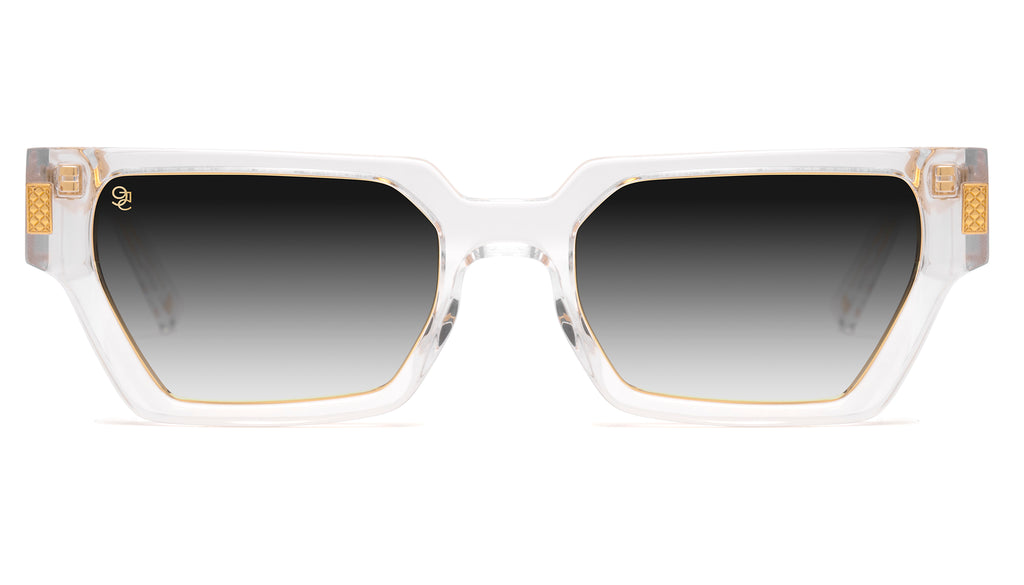 9FIVE Locks XL Crystal & 24K Gold - Gradient Sunglasses