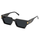 9FIVE Locks Black & 24K Gold XL Sunglasses