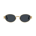 9FIVE Lotus Black & 24K Gold Sunglasses — Regular fit, front [g:black s:reg o:1]