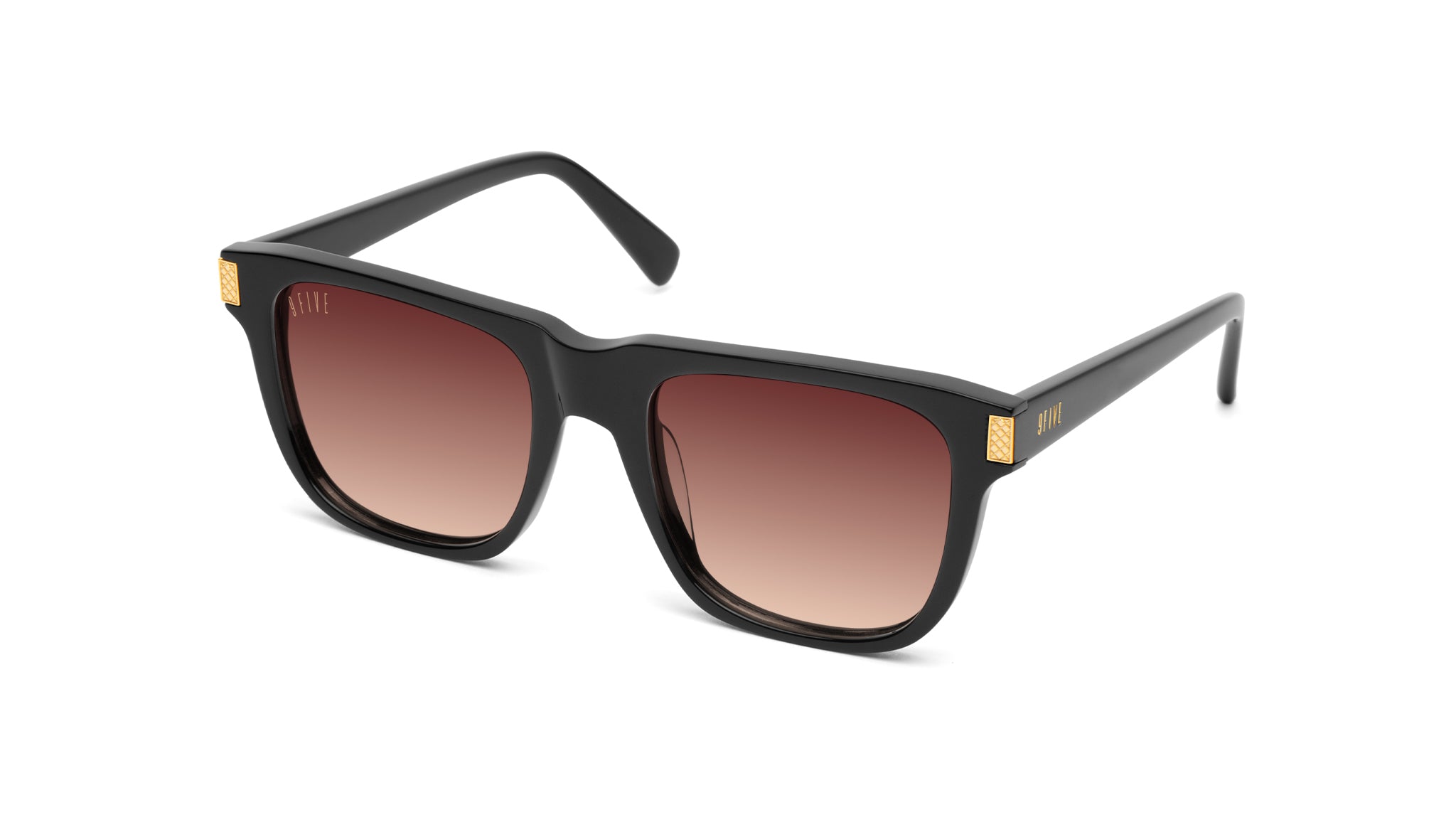 chocolate！9FIVE OCEANS ブラックサングラス 9five-ocean-bng-side-color-