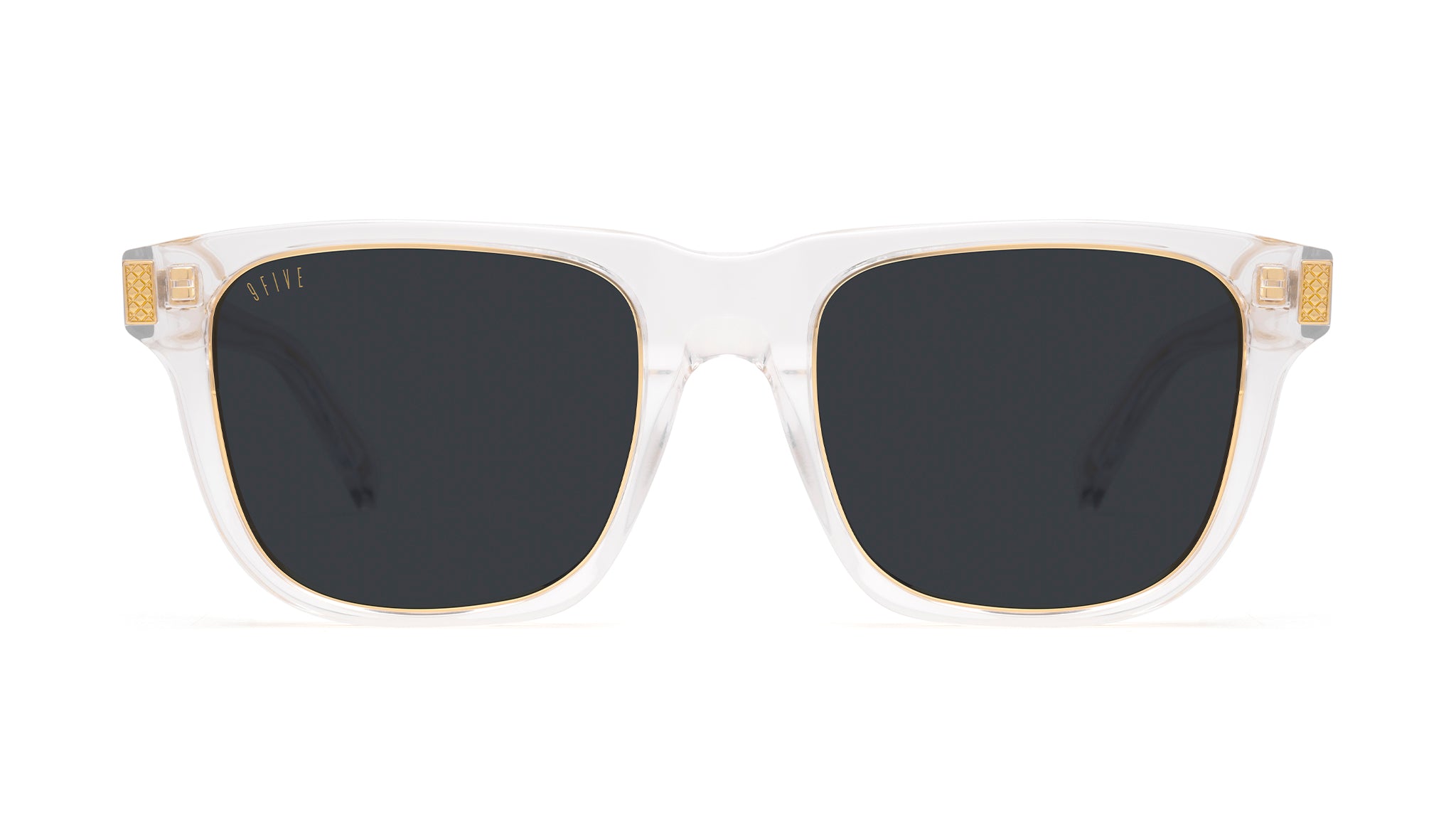 9FIVE Ocean Crystal & 24K Gold Sunglasses