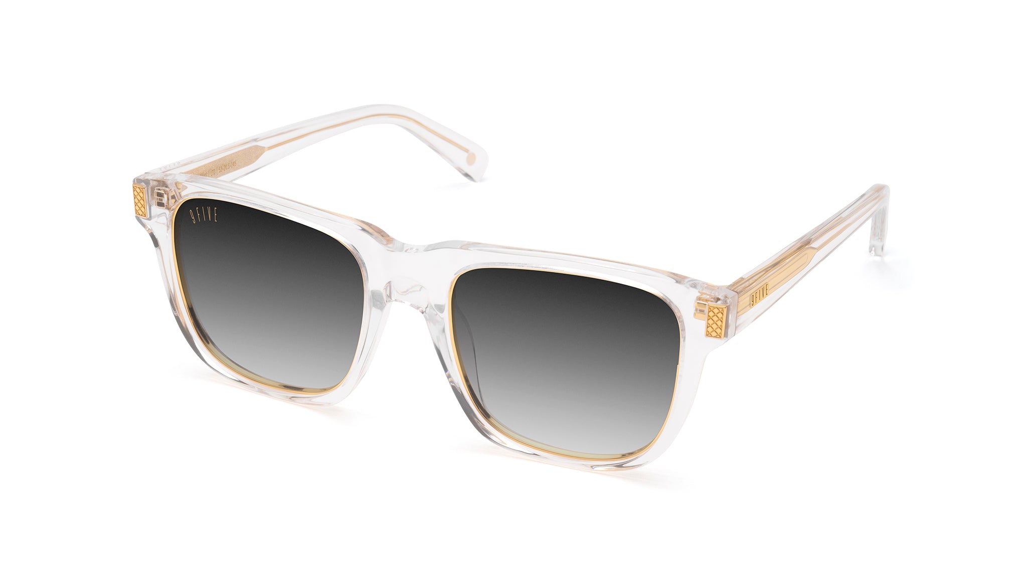 9FIVE Ocean Crystal & 24K Gold - Gradient Sunglasses