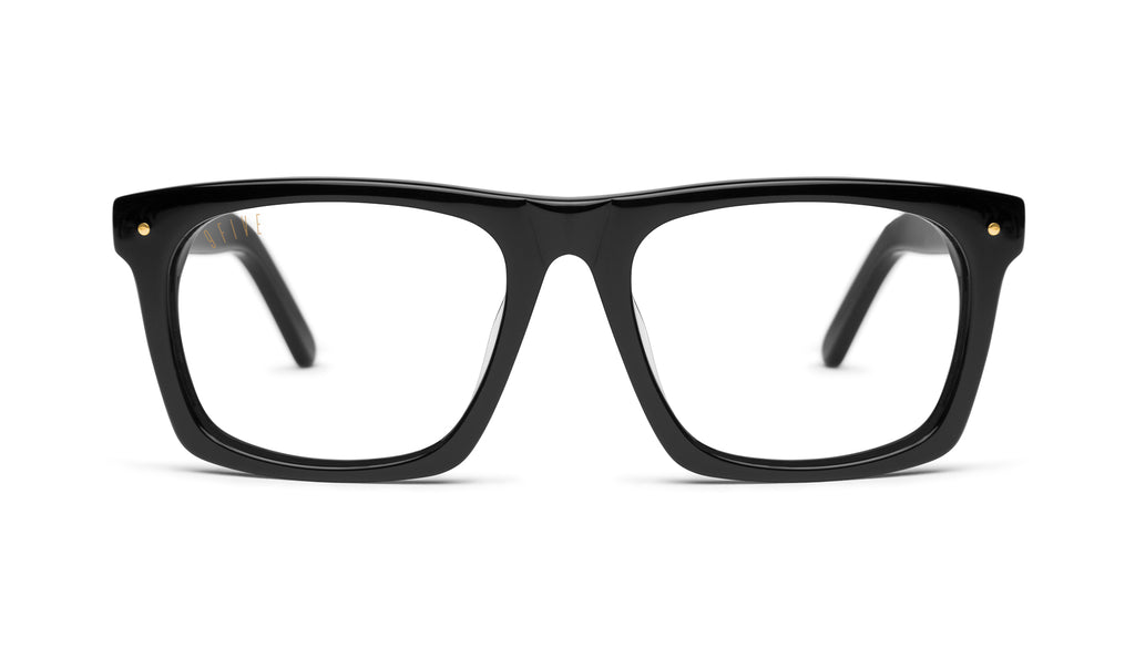 9FIVE One Black Clear Lens Glasses