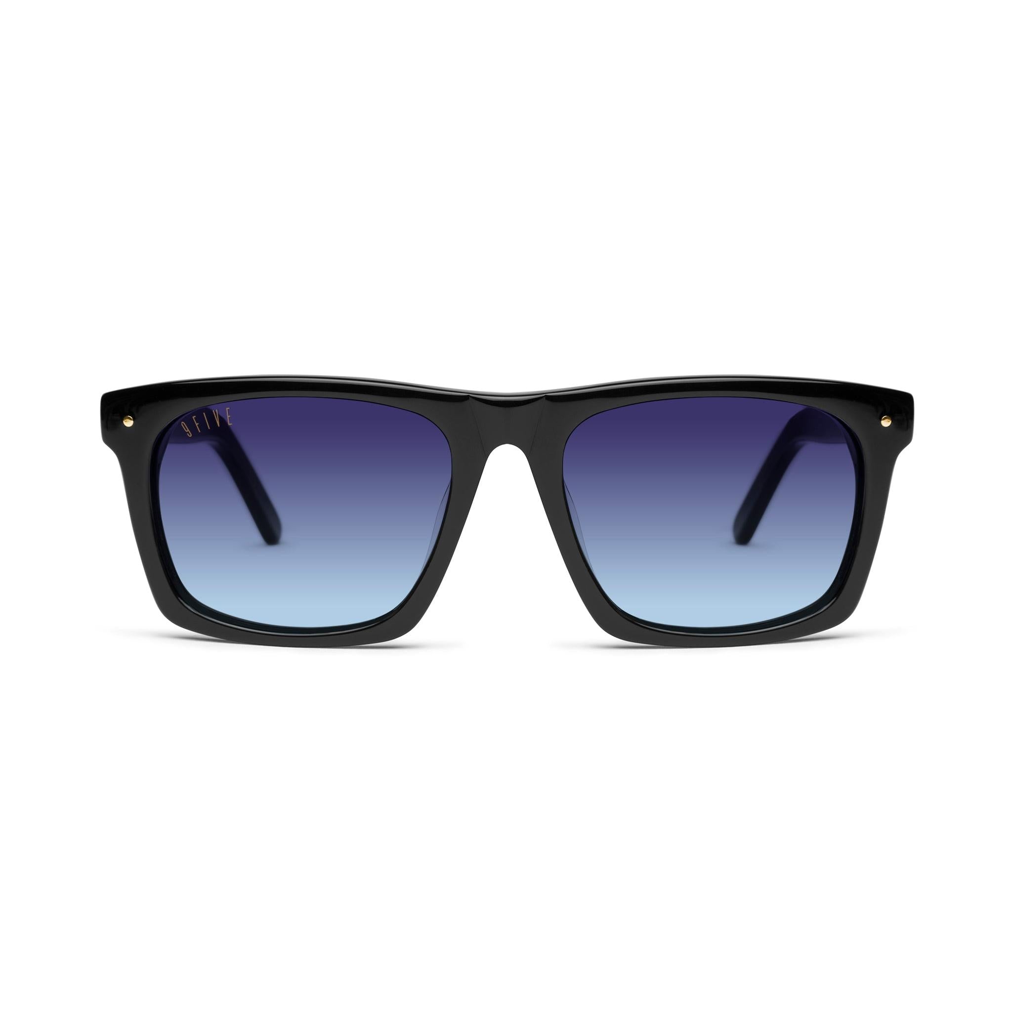 9FIVE One Midnight Gradient & 24K Gold Sunglasses — front [g:midnight-gradient s:all o:1]