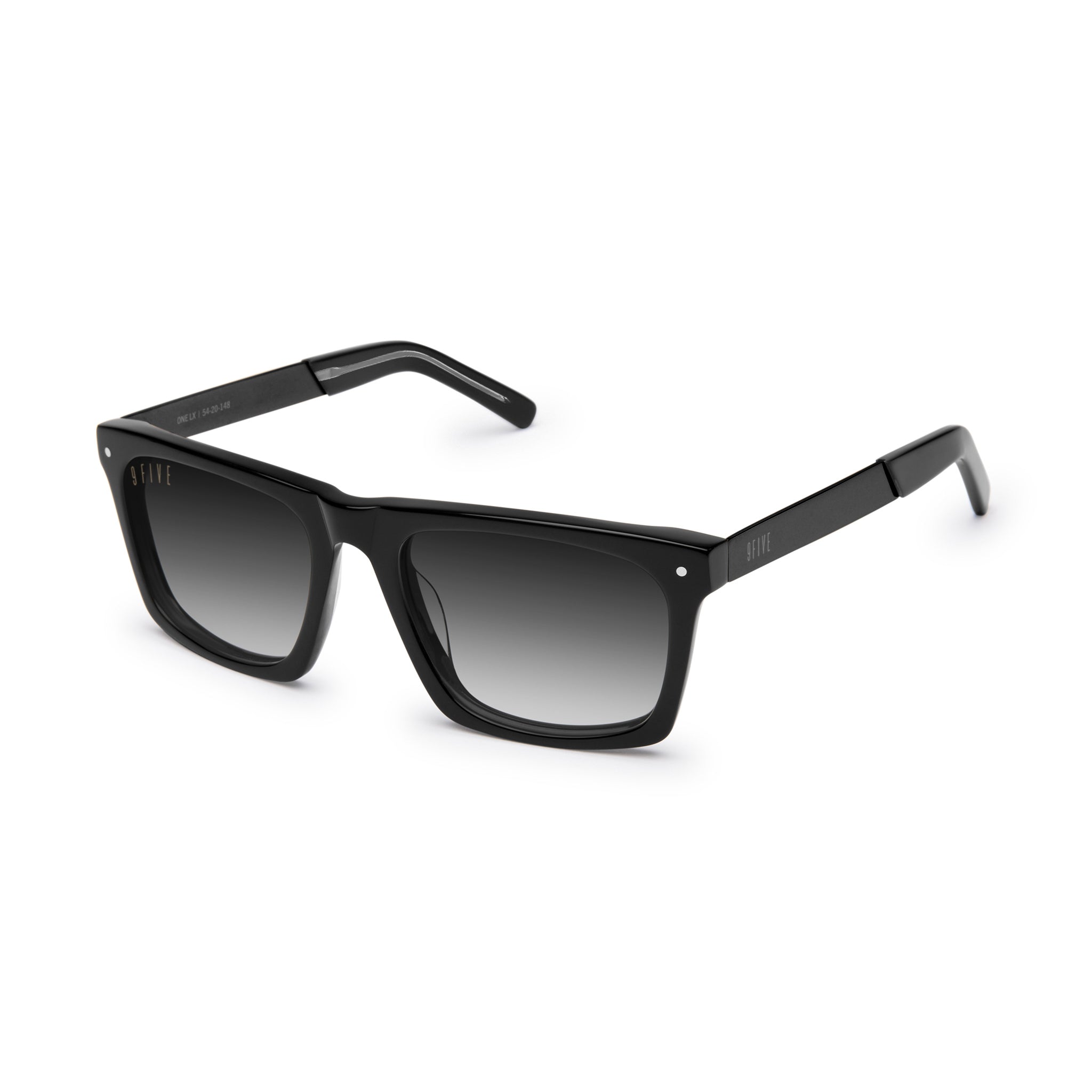 9FIVE One LX Blackout Black Gradient Sunglasses — side [g:black-gradient s:all o:2]