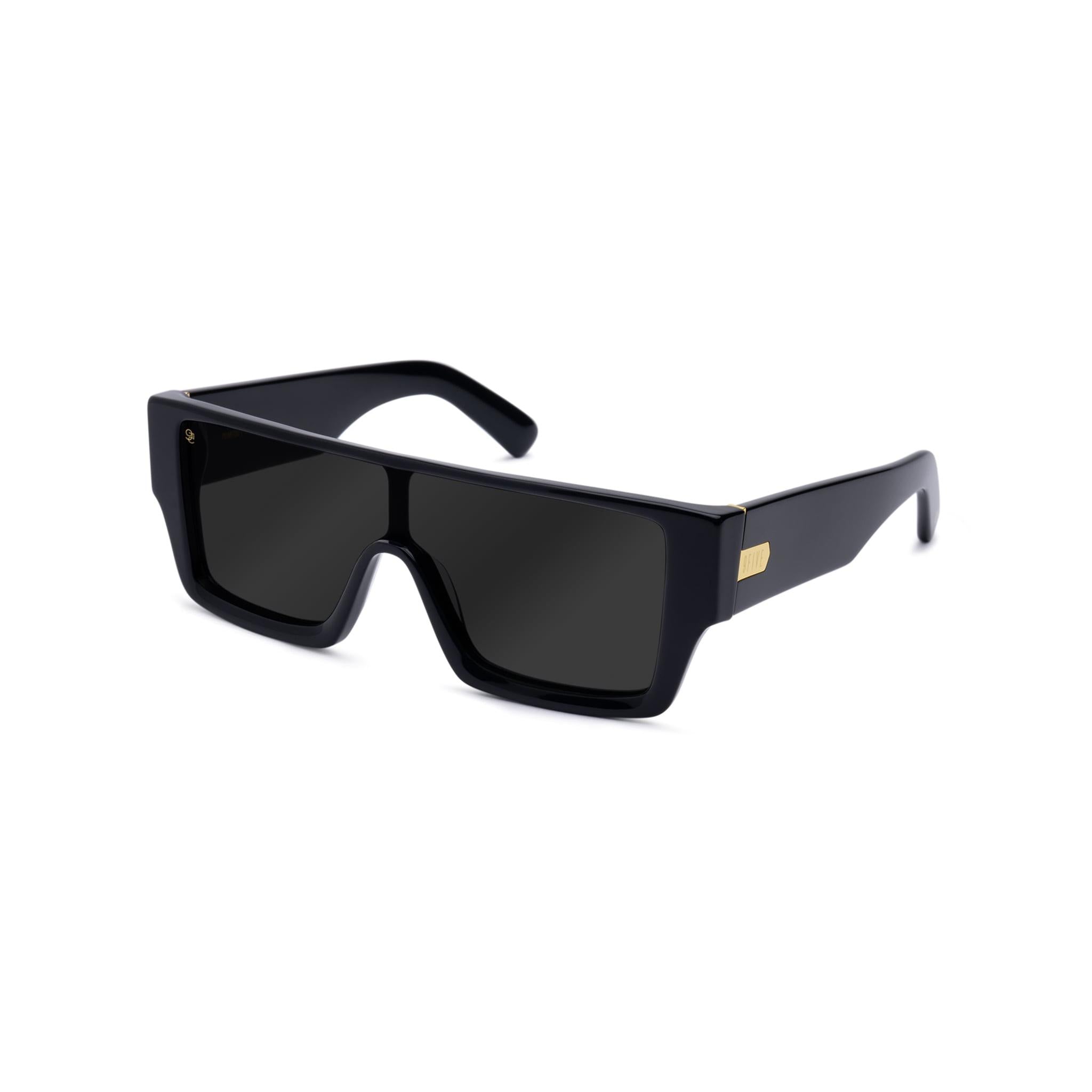 9FIVE Phantom Black Mirror & 24K Gold Sunglasses — side [g:black-mirror s:all o:2]