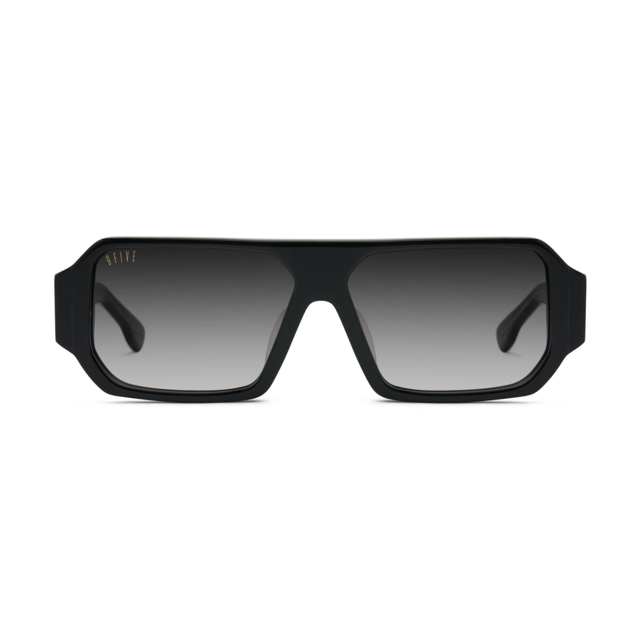 9FIVE Proof Black Gradient & 24K Gold Sunglasses — front [g:black-gradient s:all o:1]