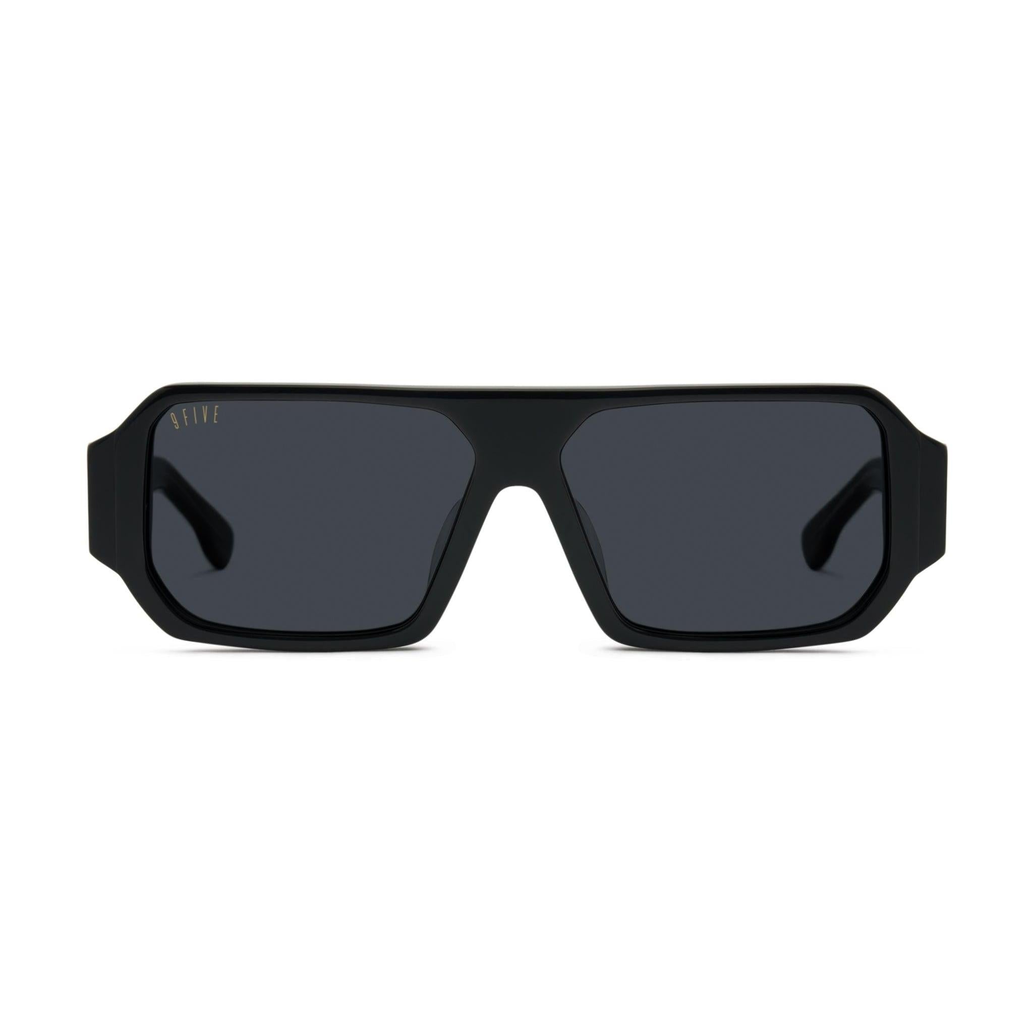 9FIVE Proof Black & 24K Gold Sunglasses — front [g:black s:all o:1]