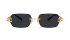9FIVE Purity Black & 24K Gold Sunglasses Rx