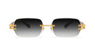 9FIVE Purity Black & 24K Gold - Gradient Sunglasses