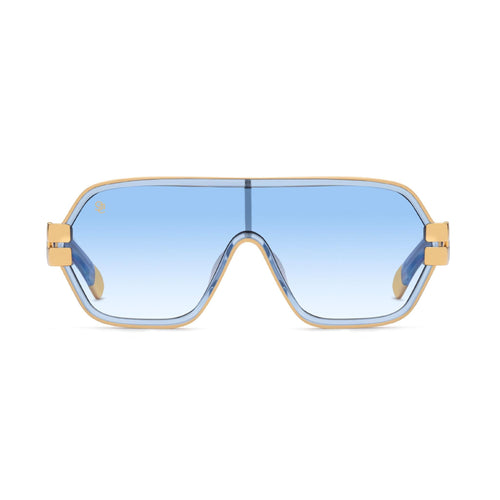 9FIVE x Raekwon Glacier Blue Gradient Sunglasses — front [g:blue-gradient s:all o:1]
