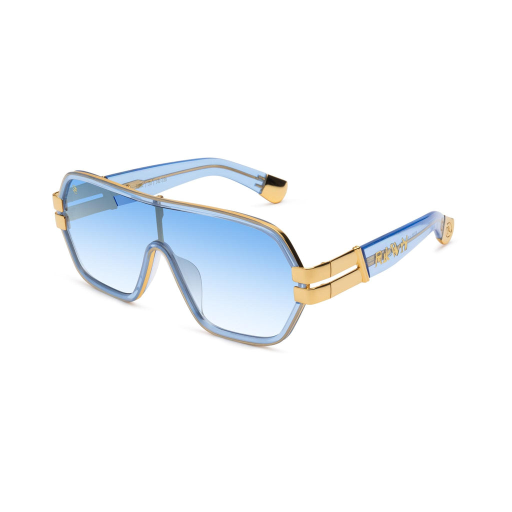 9FIVE x Raekwon Glacier Blue Gradient Sunglasses — side [g:blue-gradient s:all o:2]