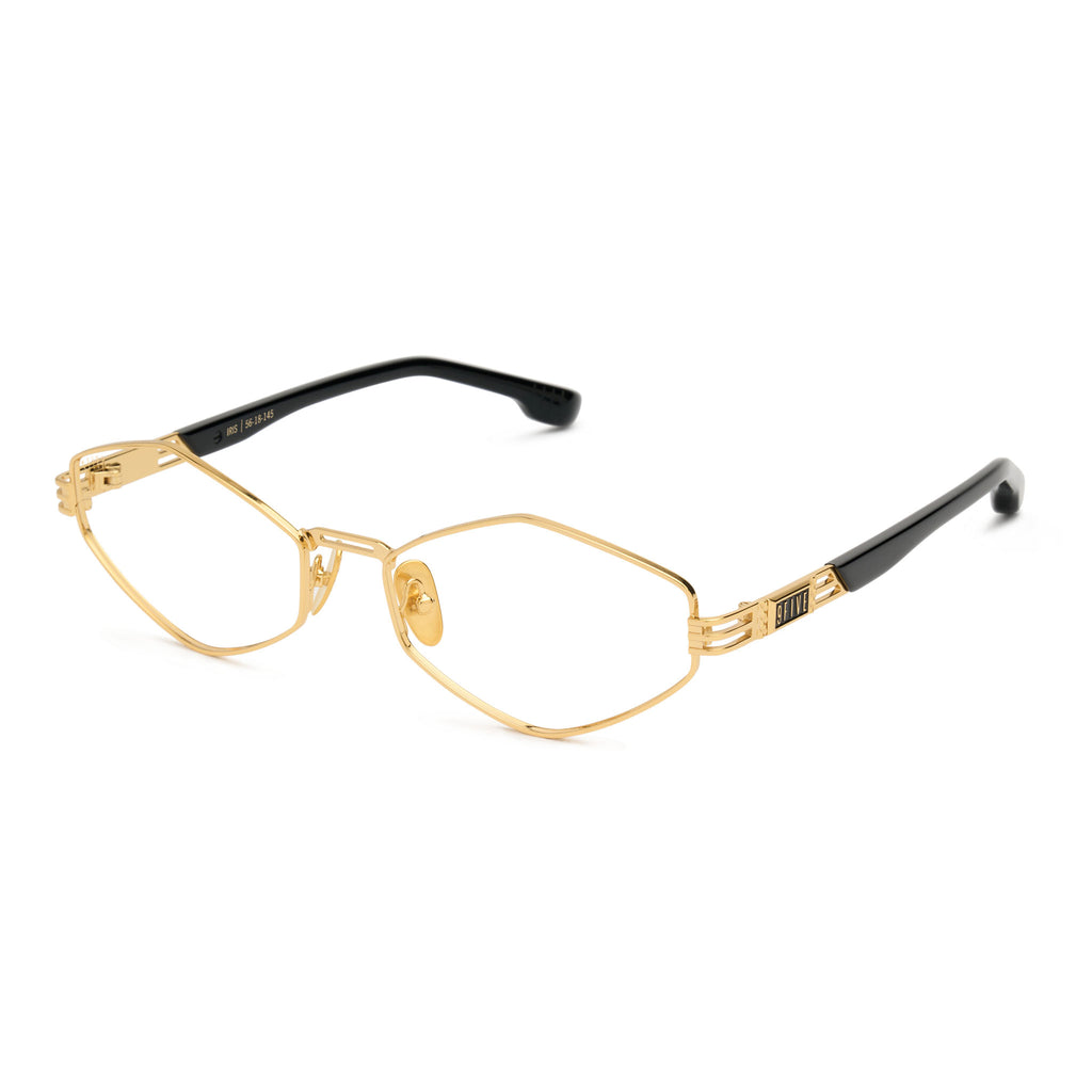 9FIVE Iris Rhombus Clear Lens Glasses