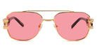9FIVE Royals Black & 24K Gold XL - Rose Sunglasses