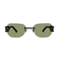 9FIVE Royals Lite Matte Blackout Olive Sunglasses — front [g:olive s:all o:1]