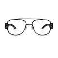 9FIVE Royals Matte Blackout Clear Lens Glasses Rx — front [g:all s:reg o:1]