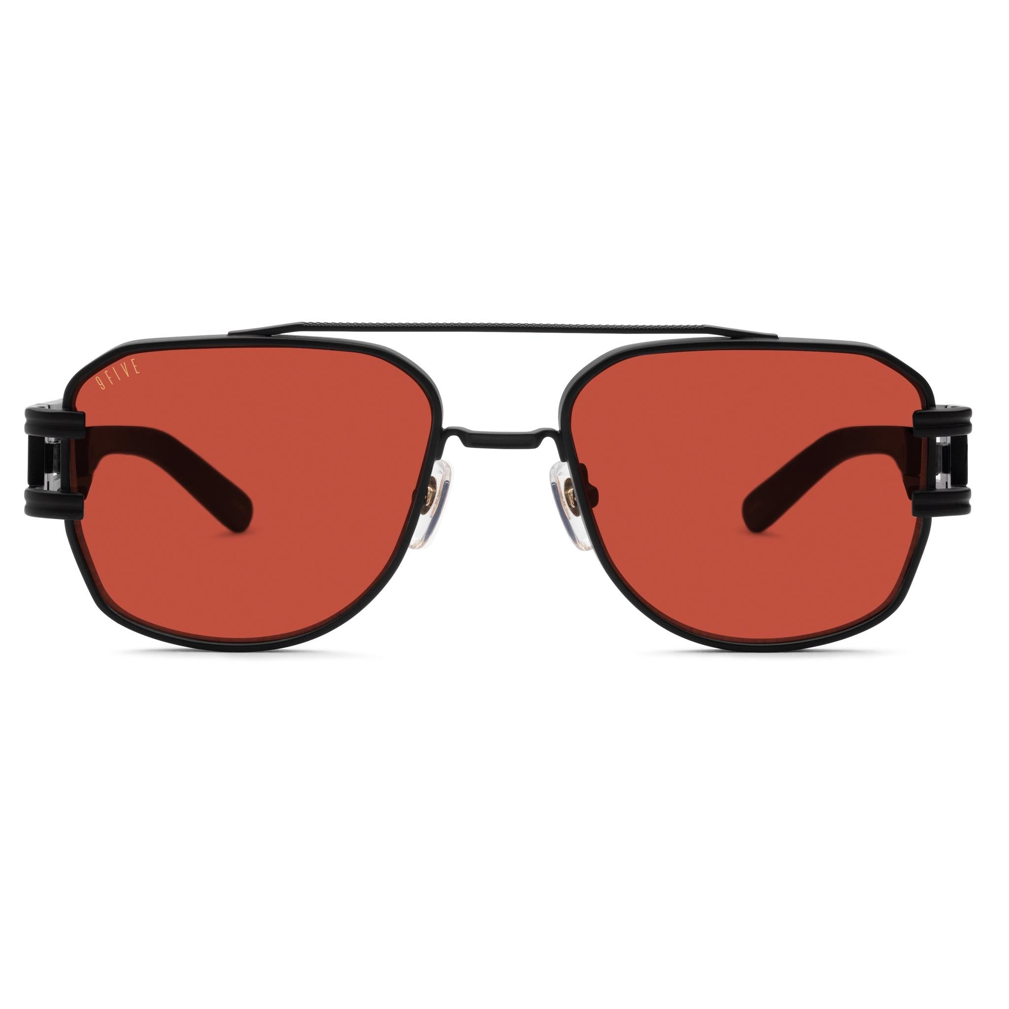 9FIVE Royals Matte Blackout Sunglasses