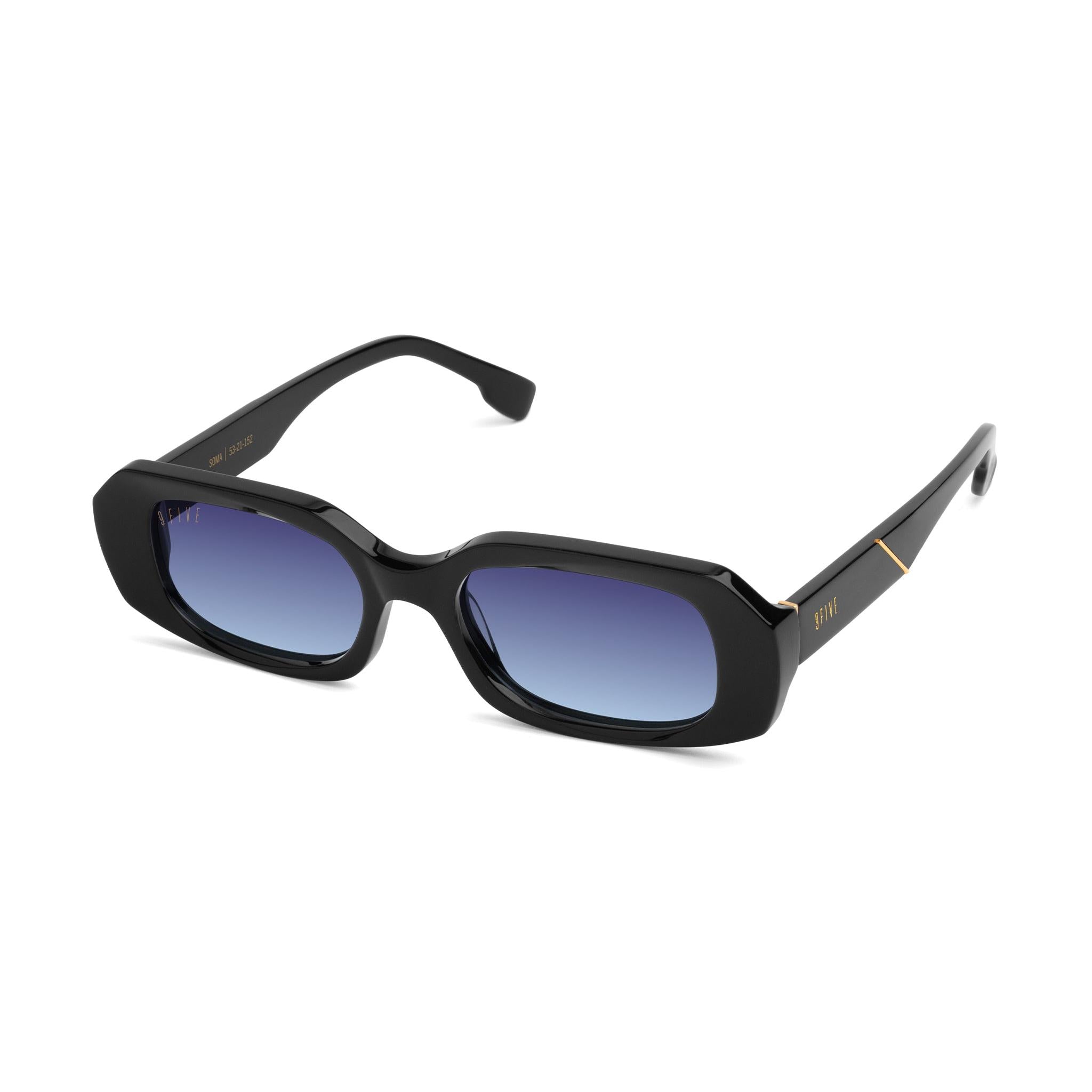 9FIVE Soma Midnight Gradient & 24K Gold Sunglasses — side [g:midnight-gradient s:all o:2]