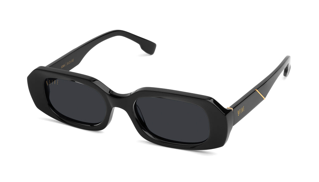 9FIVE Soma Black & 24K Gold Sunglasses Rx