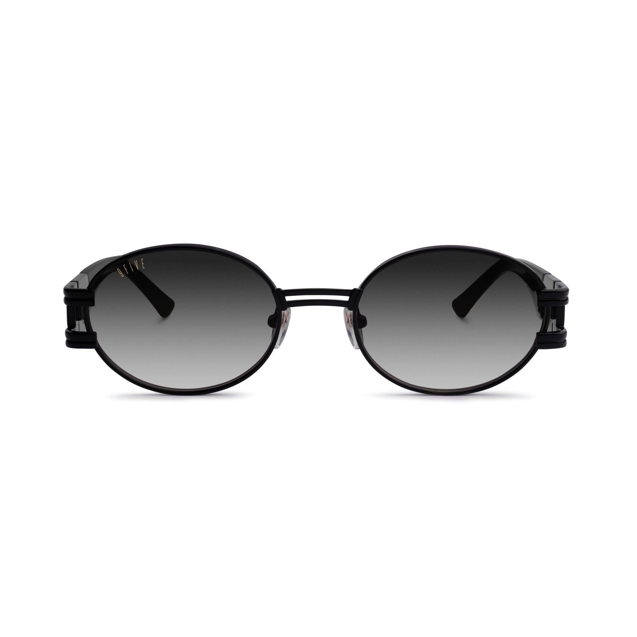 9FIVE St. James Blackout Black Gradient Sunglasses — front [g:black-gradient s:all o:1]